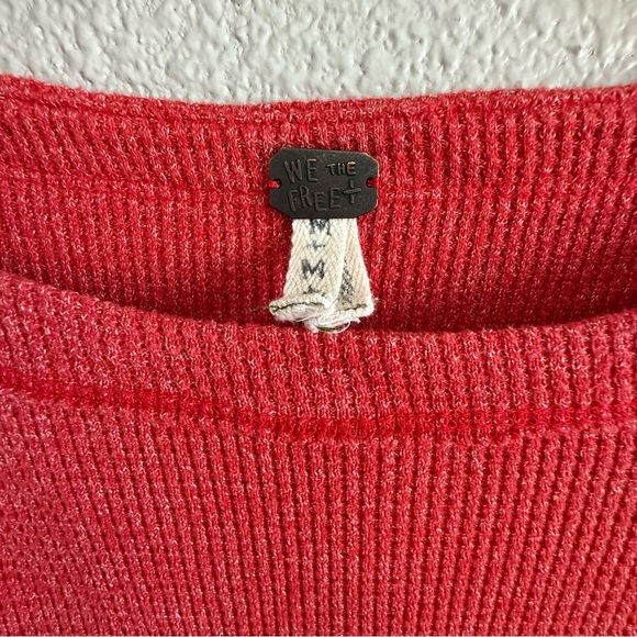 We The Free Blossom Thermal Cherry Red Combo Size Medium - Picture 3 of 6